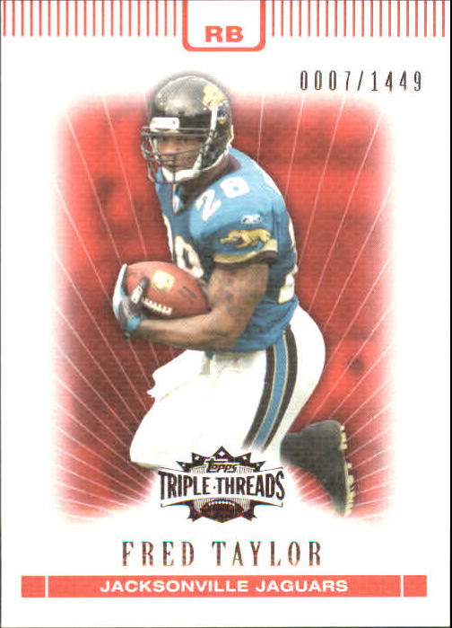 2007 Topps Triple Threads #51 Fred Taylor