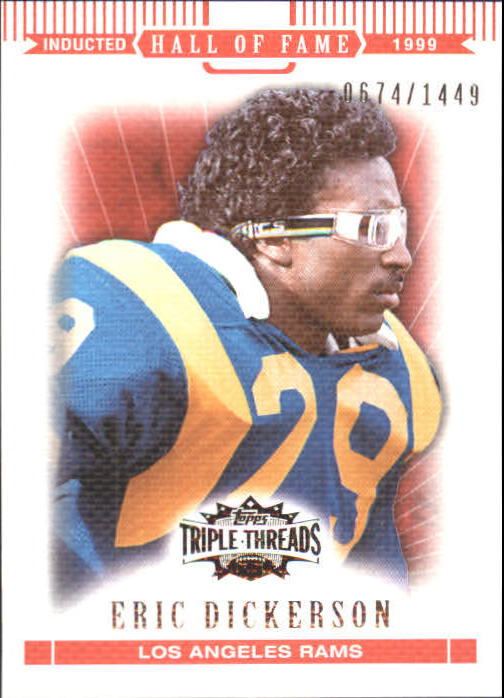2007 Topps Triple Threads #86 Eric Dickerson