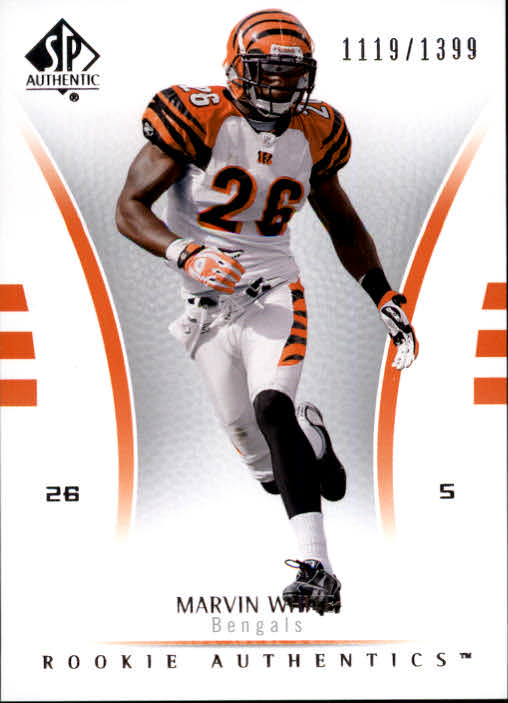 2007 SP Authentic #117 Marvin White RC