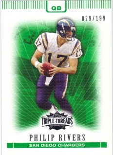 2007 Topps Triple Threads Emerald #13 Philip Rivers
