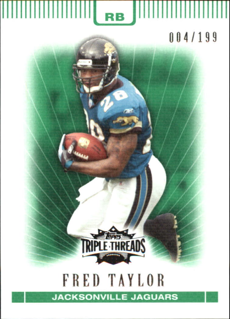 2007 Topps Triple Threads Emerald #51 Fred Taylor