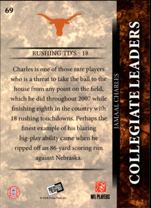 2008 Press Pass Football "Main Set" Base Cards - Picture 131 of 195