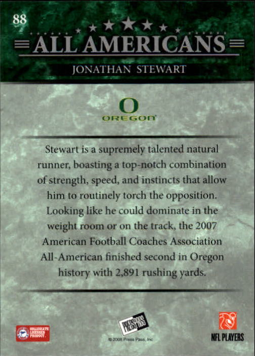 2008 Press Pass Football "Main Set" Base Cards - Picture 167 of 195