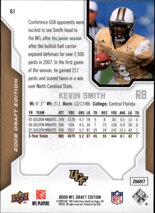 A2041- 2008 Upper Deck Draft Edition FB #s 1-250 -You Pick- 15+ FREE US SHIP - Picture 119 of 481