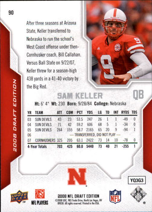 A2041- 2008 Upper Deck Draft Edition FB #s 1-250 -You Pick- 15+ FREE US SHIP - Picture 177 of 481