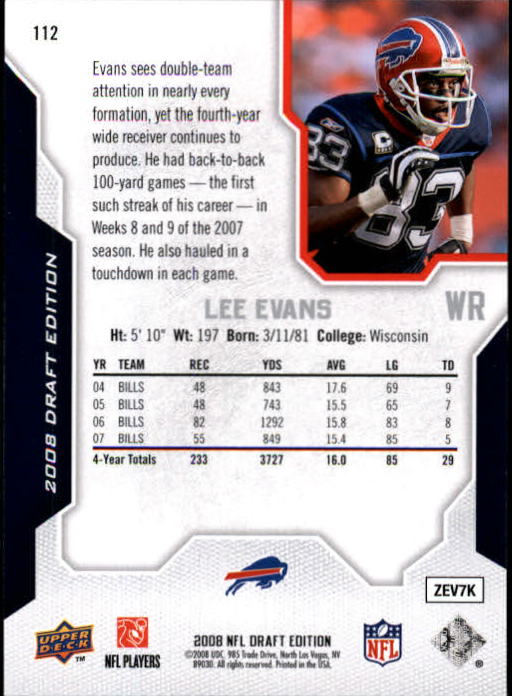 A2041- 2008 Upper Deck Draft Edition FB #s 1-250 -You Pick- 15+ FREE US SHIP - Picture 221 of 481