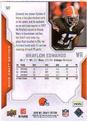 A2041- 2008 Upper Deck Draft Edition FB #s 1-250 -You Pick- 15+ FREE US SHIP - Picture 251 of 481