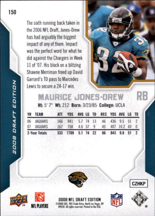 A2041- 2008 Upper Deck Draft Edition FB #s 1-250 -You Pick- 15+ FREE US SHIP - Picture 295 of 481