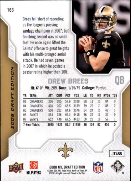 A2041- 2008 Upper Deck Draft Edition FB #s 1-250 -You Pick- 15+ FREE US SHIP - Picture 321 of 481