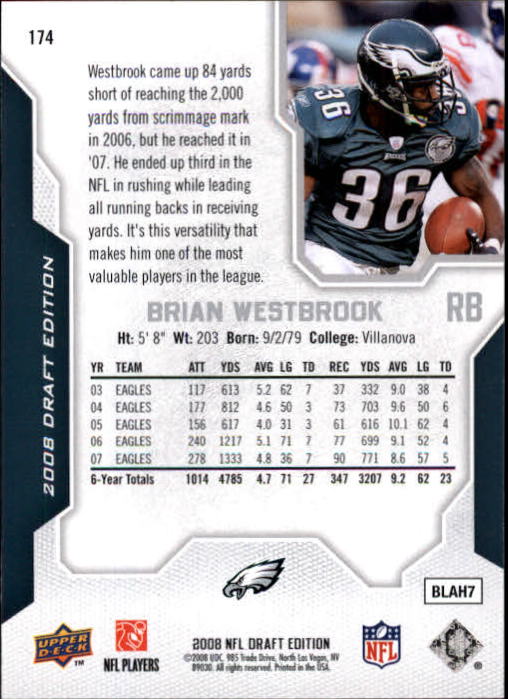 A2041- 2008 Upper Deck Draft Edition FB #s 1-250 -You Pick- 15+ FREE US SHIP - Picture 343 of 481
