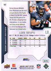 A2041- 2008 Upper Deck Draft Edition FB #s 1-250 -You Pick- 15+ FREE US SHIP - Picture 365 of 481