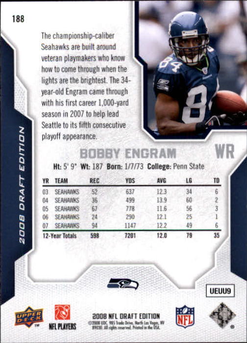 A2041- 2008 Upper Deck Draft Edition FB #s 1-250 -You Pick- 15+ FREE US SHIP - Picture 367 of 481