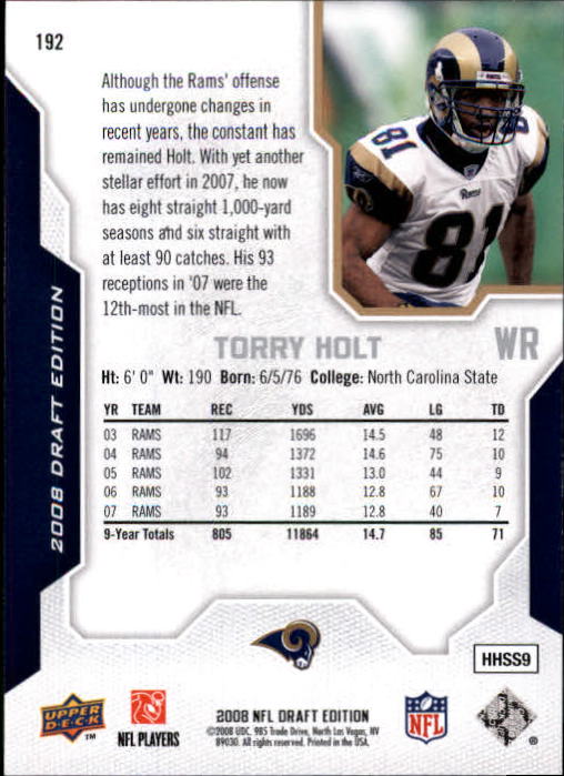 A2041- 2008 Upper Deck Draft Edition FB #s 1-250 -You Pick- 15+ FREE US SHIP - Picture 375 of 481