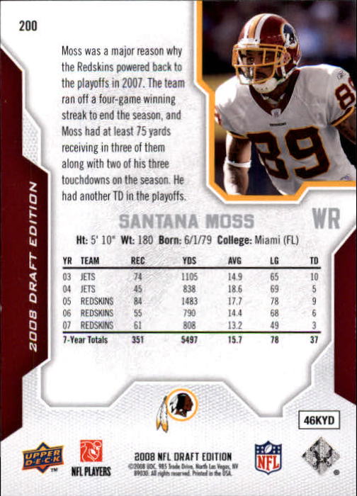 A2041- 2008 Upper Deck Draft Edition FB #s 1-250 -You Pick- 15+ FREE US SHIP - Picture 391 of 481
