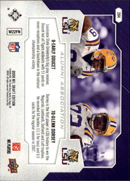A2041- 2008 Upper Deck Draft Edition FB #s 1-250 -You Pick- 15+ FREE US SHIP - Picture 397 of 481