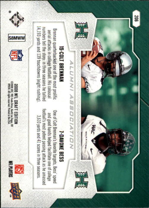 A2041- 2008 Upper Deck Draft Edition FB #s 1-250 -You Pick- 15+ FREE US SHIP - Picture 401 of 481