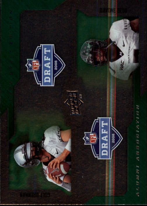 A2041- 2008 Upper Deck Draft Edition FB #s 1-250 -You Pick- 15+ FREE US SHIP - Picture 400 of 481