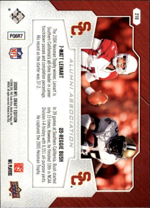 2008 Draft Edition (Upper Deck) Football "Main Set" Cards #1 to #250 - Picture 325 of 385