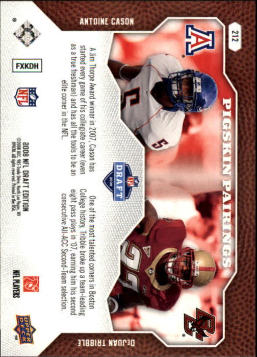 A2041- 2008 Upper Deck Draft Edition FB #s 1-250 -You Pick- 15+ FREE US SHIP - Picture 411 of 481