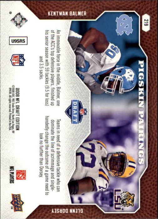 A2041- 2008 Upper Deck Draft Edition FB #s 1-250 -You Pick- 15+ FREE US SHIP - Picture 425 of 481