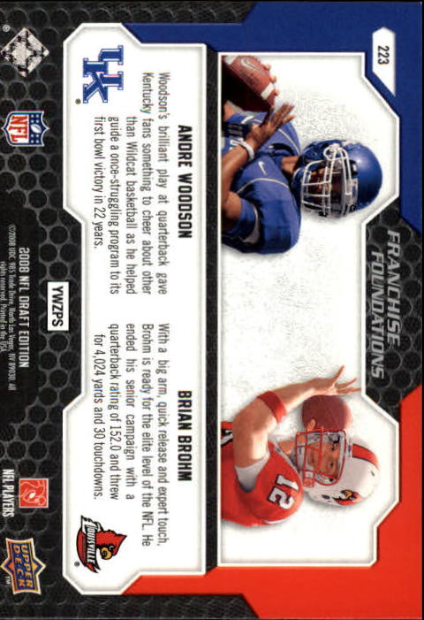 A2041- 2008 Upper Deck Draft Edition FB #s 1-250 -You Pick- 15+ FREE US SHIP - Picture 431 of 481
