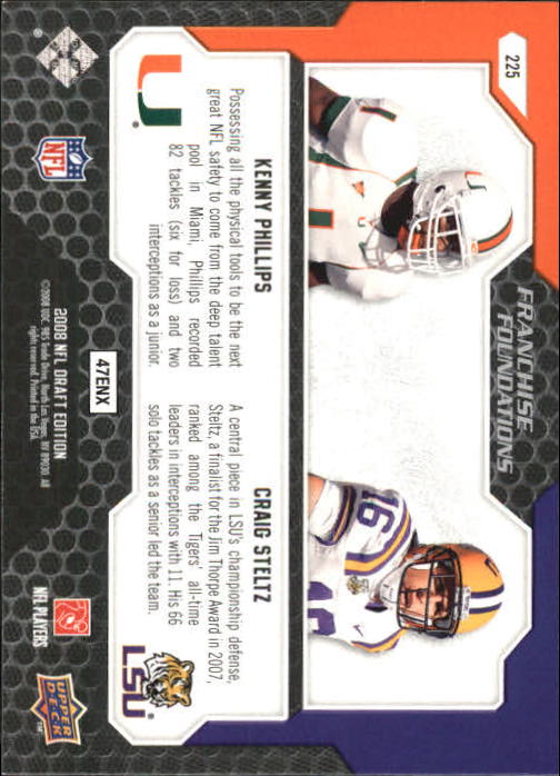 A2041- 2008 Upper Deck Draft Edition FB #s 1-250 -You Pick- 15+ FREE US SHIP - Picture 435 of 481