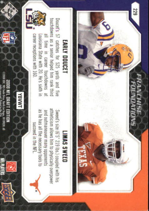 A2041- 2008 Upper Deck Draft Edition FB #s 1-250 -You Pick- 15+ FREE US SHIP - Picture 443 of 481
