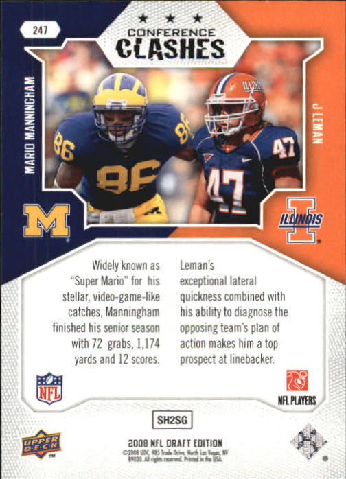 A2041- 2008 Upper Deck Draft Edition FB #s 1-250 -You Pick- 15+ FREE US SHIP - Picture 475 of 481