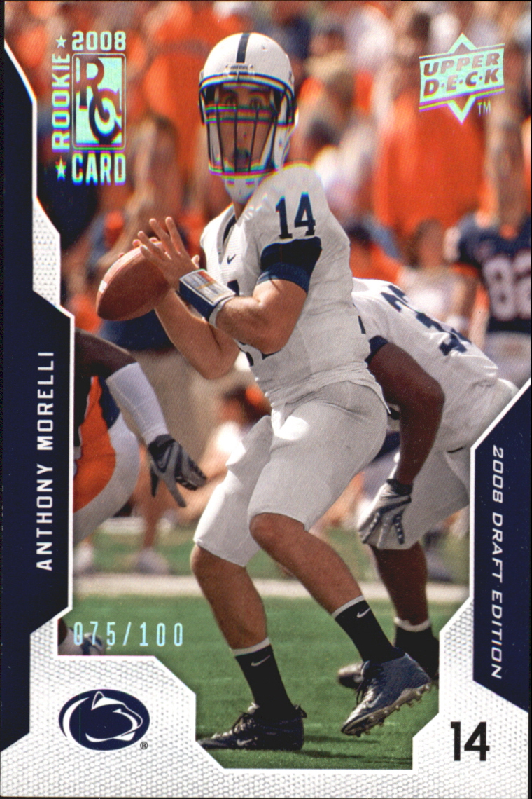 2008 Upper Deck Draft Edition Silver #1 Anthony Morelli