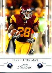 2008 Playoff Prestige #195 Terrell Thomas RC