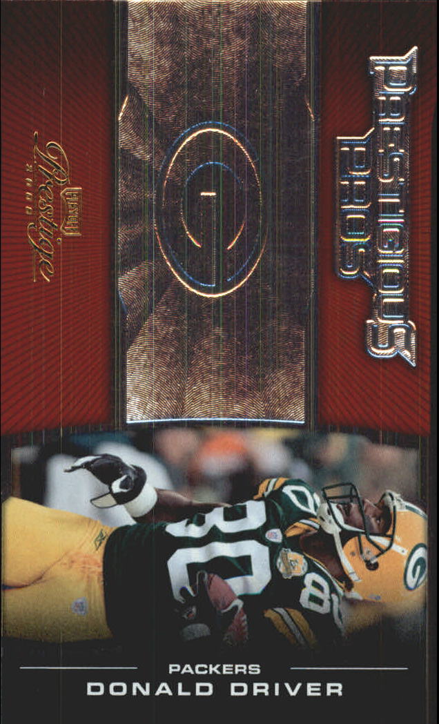 Donald Driver Green Bay Packers 2003 Playoff Prestige #49