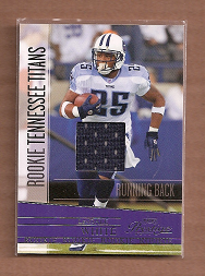 2008 Playoff Prestige Rookie Review Materials #215 LenDale White