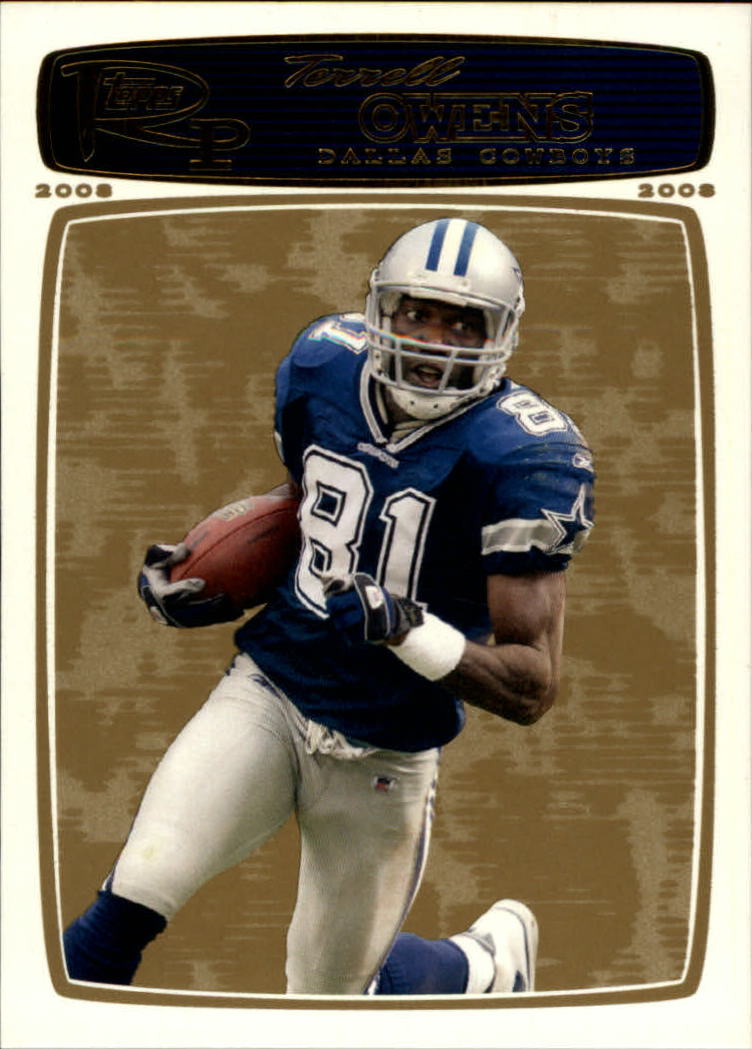 2008 Topps Rookie Progression Gold #87 Terrell Owens