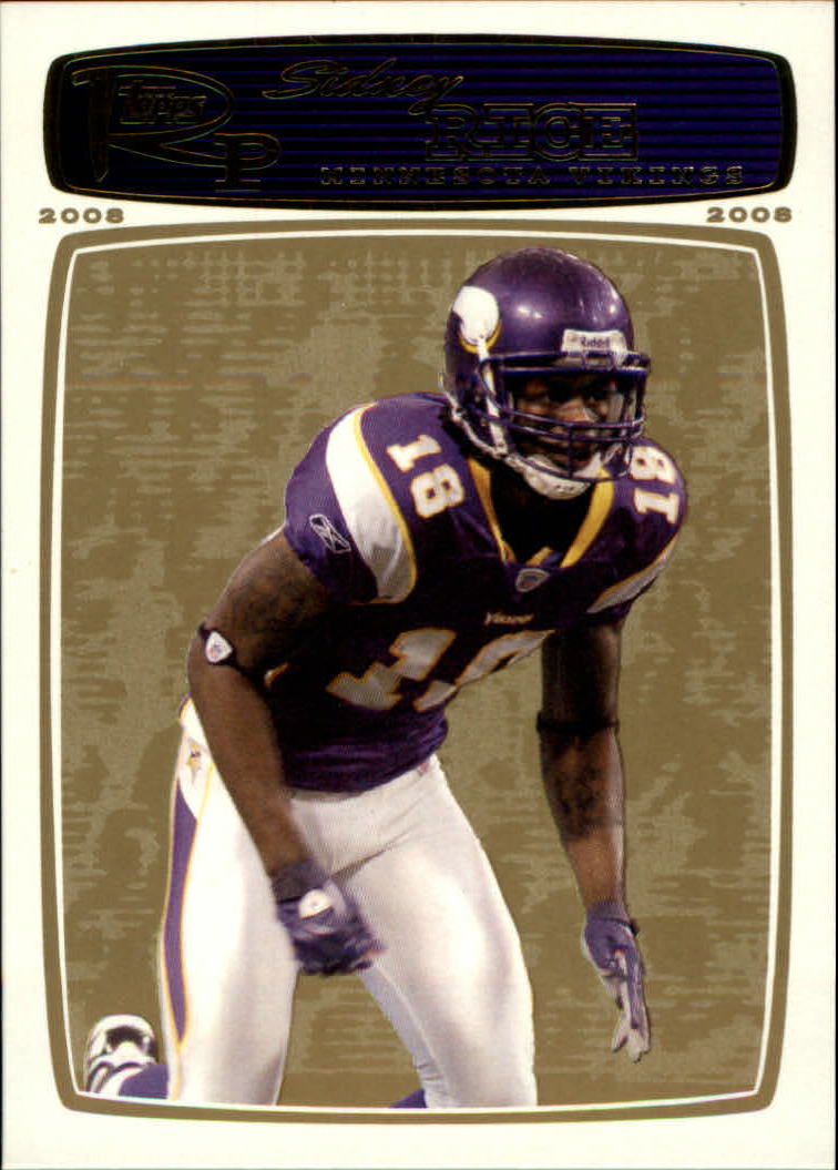 2008 Topps Rookie Progression Gold #150 Sidney Rice