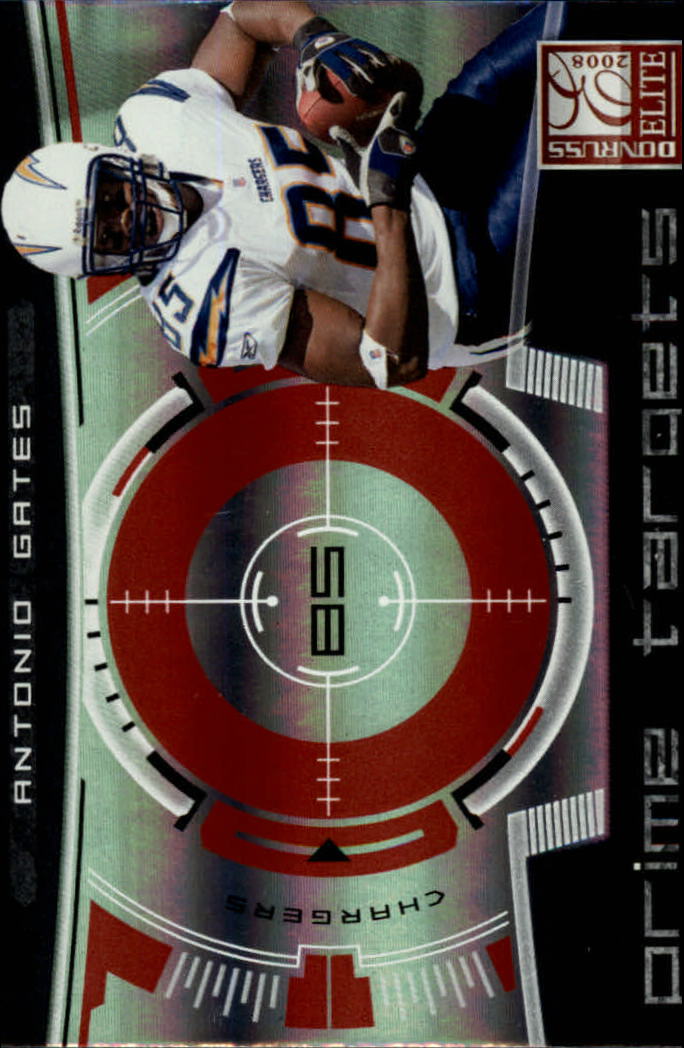 2008 Donruss Elite Prime Targets Red #15 Antonio Gates