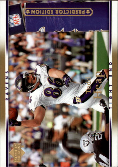 Buy Todd Heap Cards Online  Todd Heap Football Price Guide - Beckett