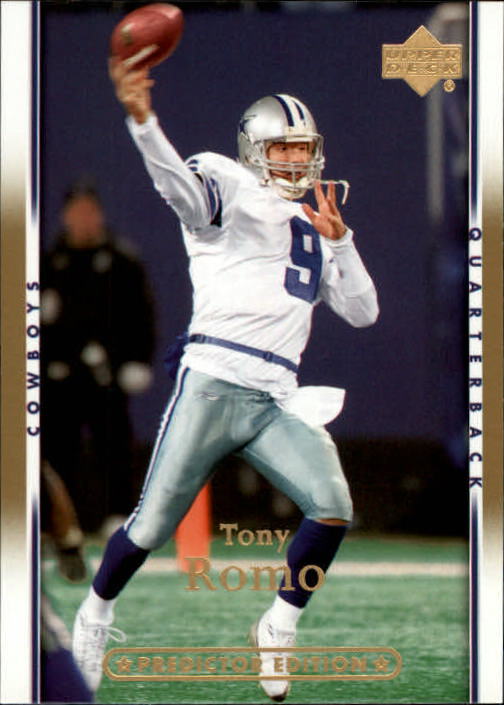 2007 Upper Deck Gold Predictor Edition #51 Tony Romo