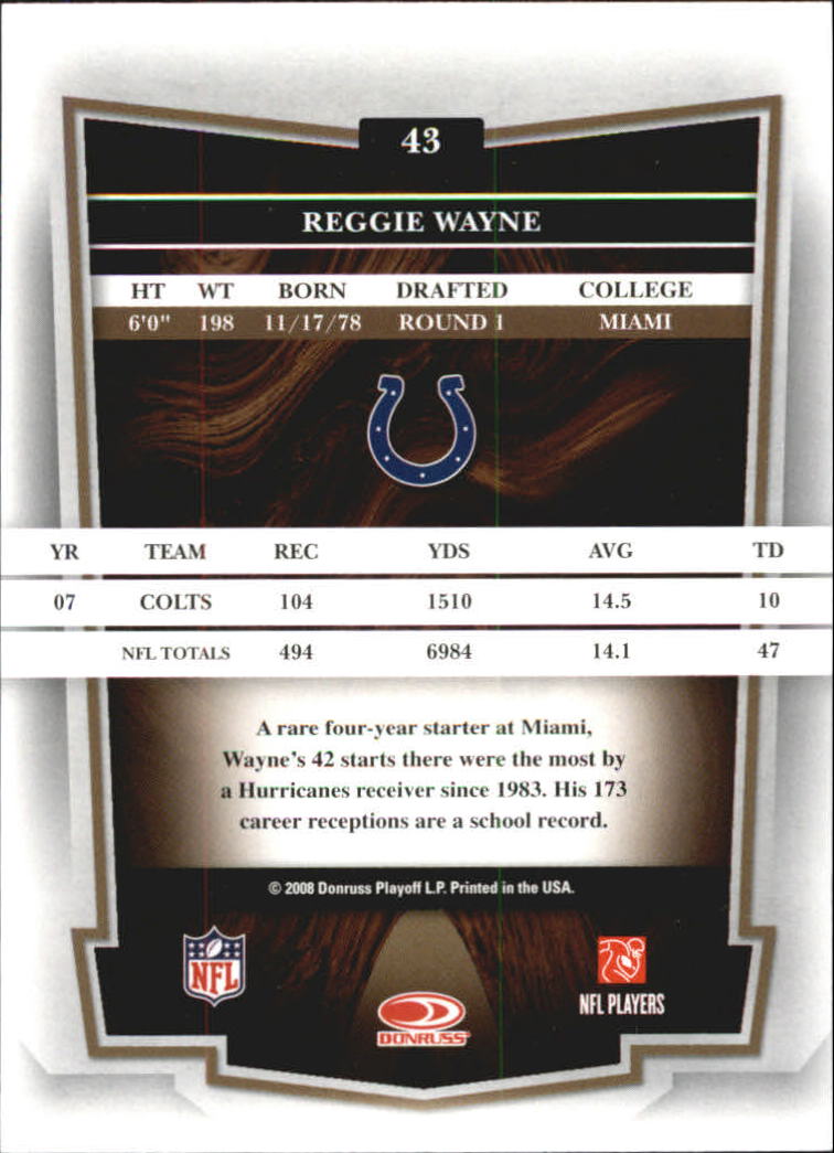 2008 Donruss Classics Football - Picture 83 of 268