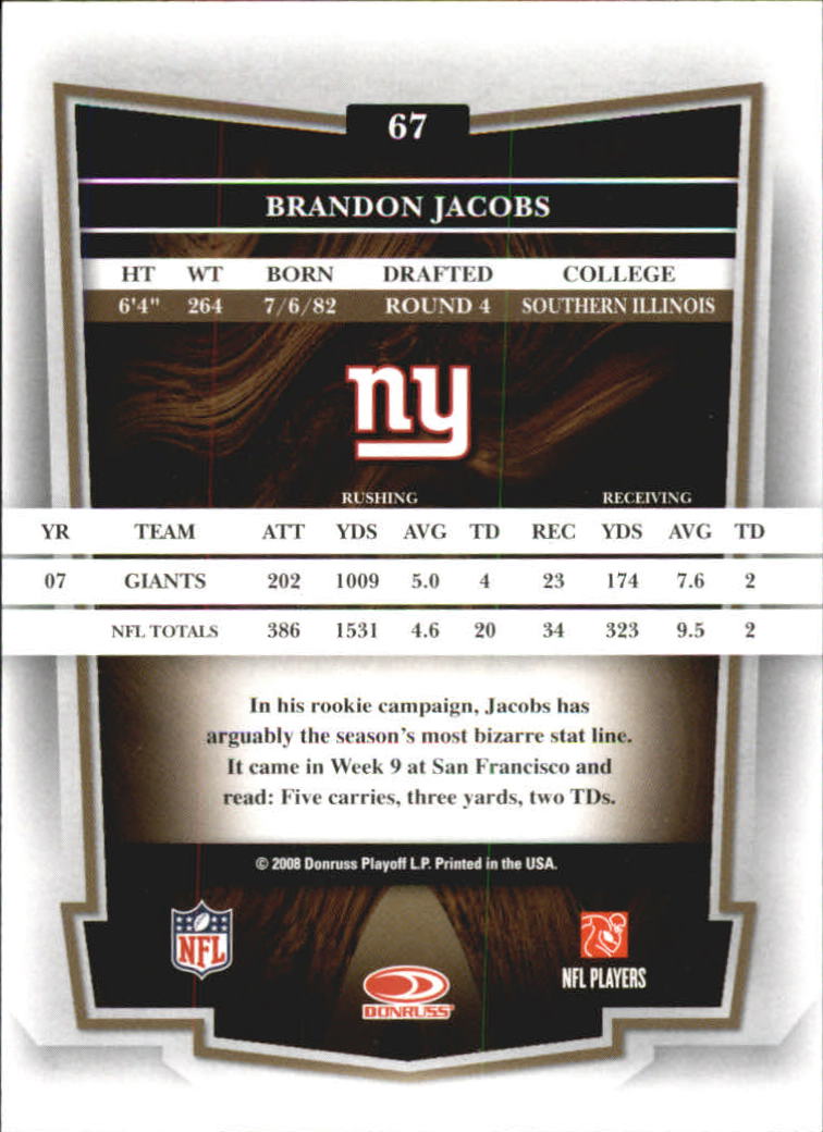 2008 Donruss Classics Football - Picture 127 of 268