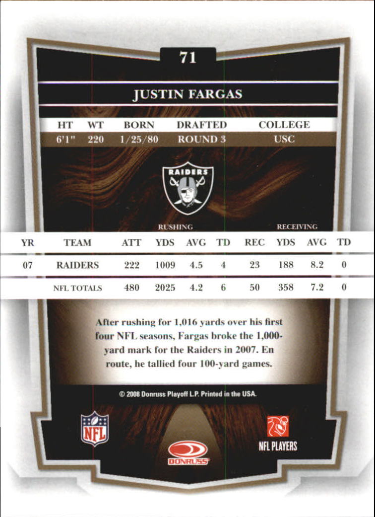 2008 Donruss Classics Football - Picture 135 of 268