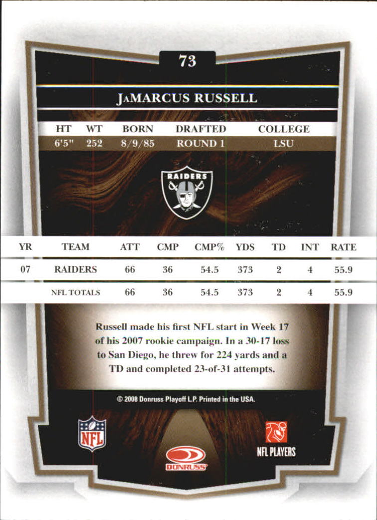2008 Donruss Classics Football - Picture 139 of 268