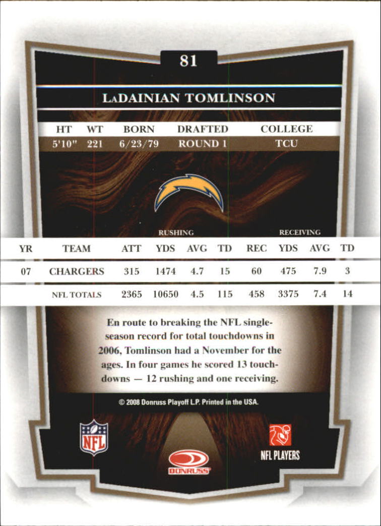 2008 Donruss Classics Football - Picture 155 of 268