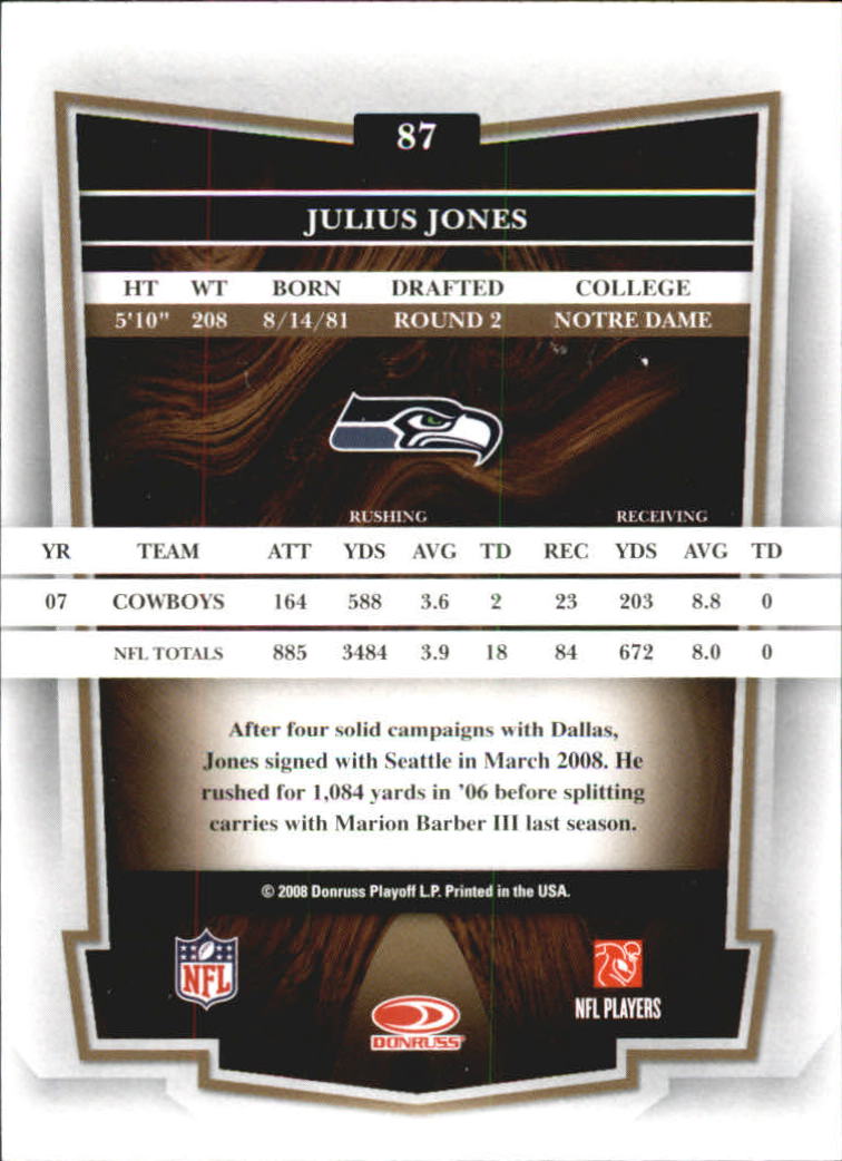 2008 Donruss Classics Football - Picture 167 of 268