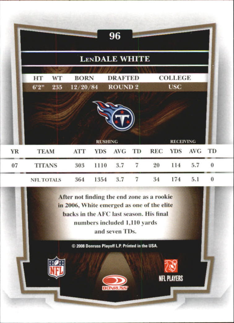 2008 Donruss Classics Football - Picture 185 of 268