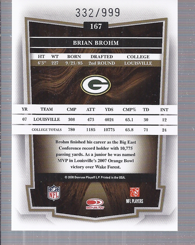 2008 Donruss Classics Football - Picture 202 of 268