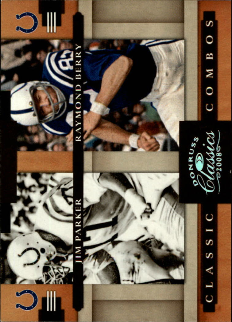 2008 Donruss Classics Classic Combos Silver Holofoil #7 J.Parker/R.Berry