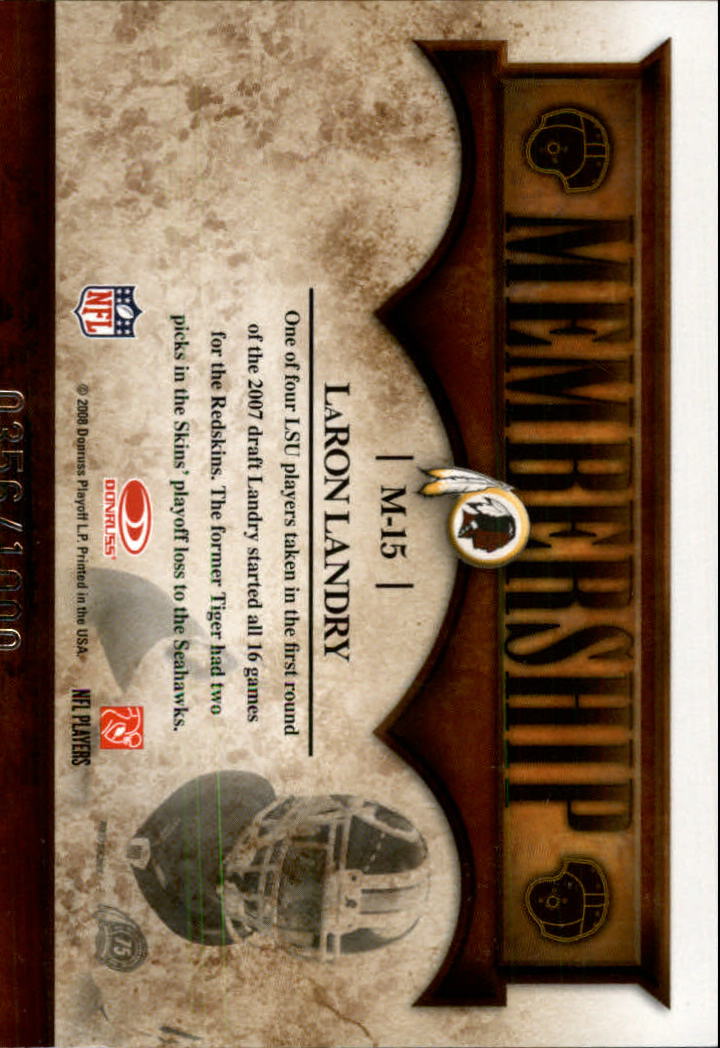 2008 Donruss Classics Football - Picture 233 of 268
