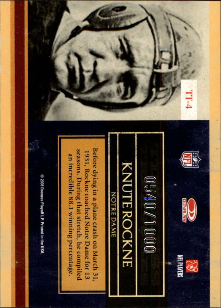 2008 Donruss Classics Football - Picture 263 of 268