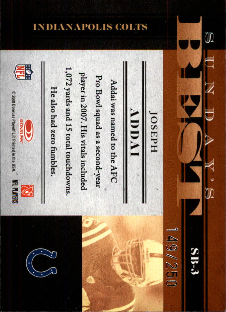 2008 Donruss Classics Football - Picture 259 of 268