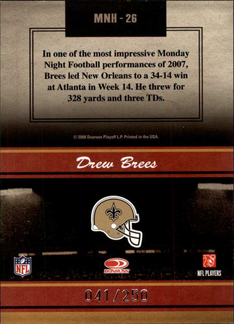 2008 Donruss Classics Football - Picture 239 of 268